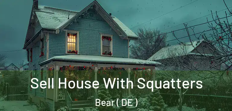  Sell House With Squatters Bear ( DE )