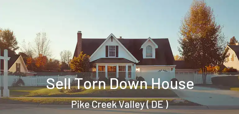  Sell Torn Down House Pike Creek Valley ( DE )
